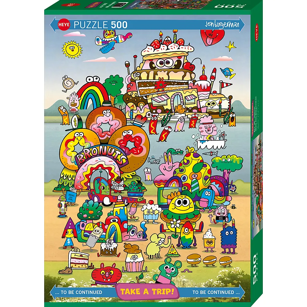 Heye Puzzle With Jon Burgerman 500Teile