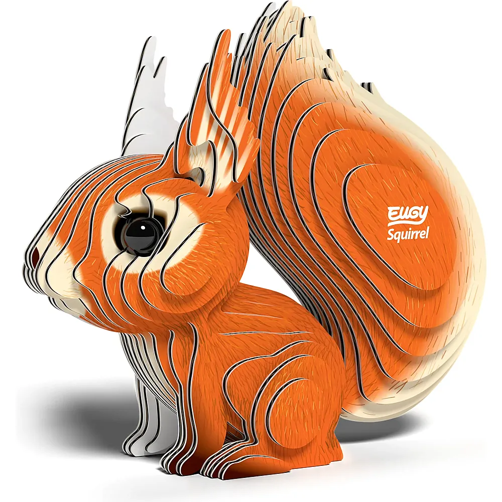 Eugy 3D Karton Figuren Eichh�rnchen