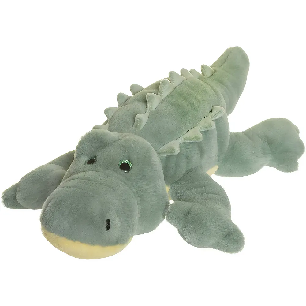 Teddykompaniet Krokodil Gr�n - 50 cm | Reptilien Pl�sch