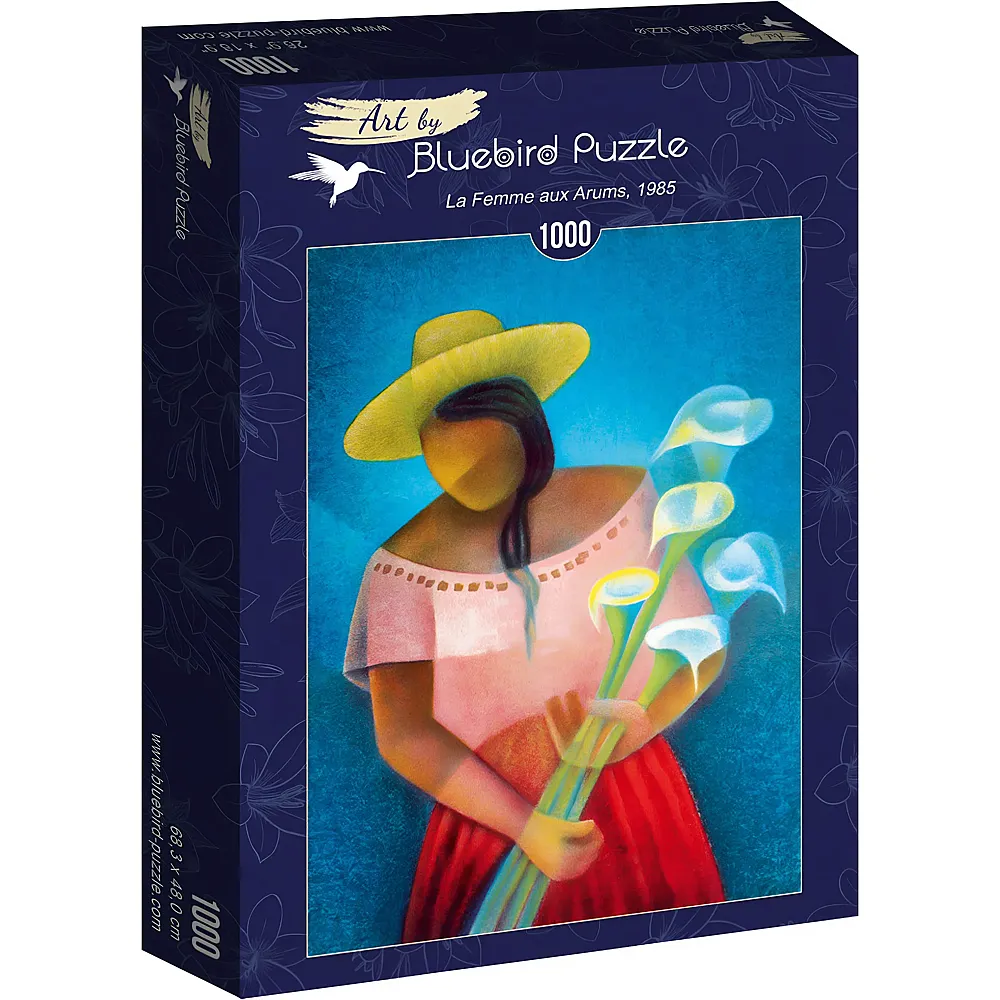 Bluebird Puzzle Louis Toffoli La Femme aux Arums, 1985 - 1000 Teile