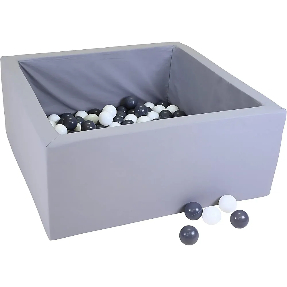 Knorrtoys B�llebad soft - eckig Grey - Suche