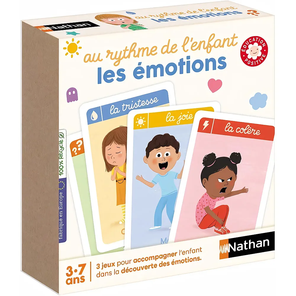 Nathan AU Rythme DE L'enfant Les Cartes Des Emotions FR