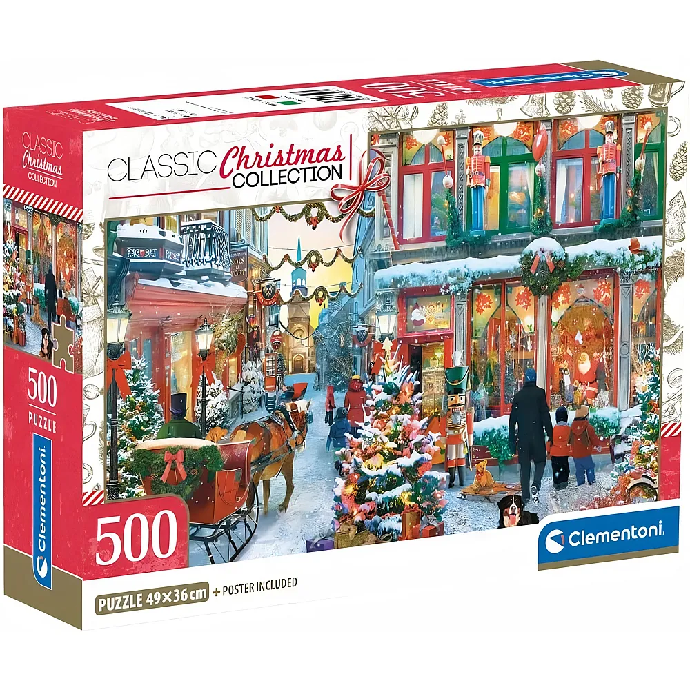 Clementoni Puzzle Die Freude an Weihnachten 500Teile