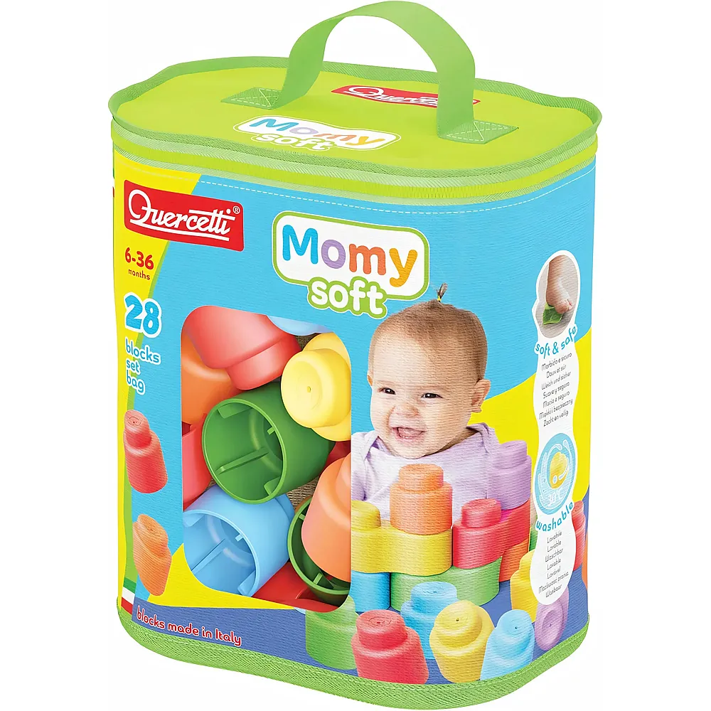 Quercetti Momy Weiche Bausteine  28 St�ck.