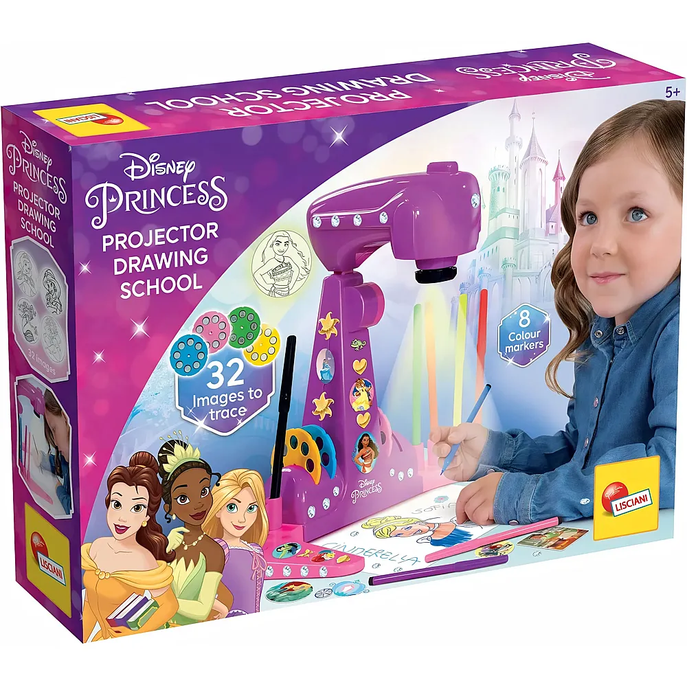 Lisciani Disney Princess Projektions-Zeichenschule f�r Prinzessinnen