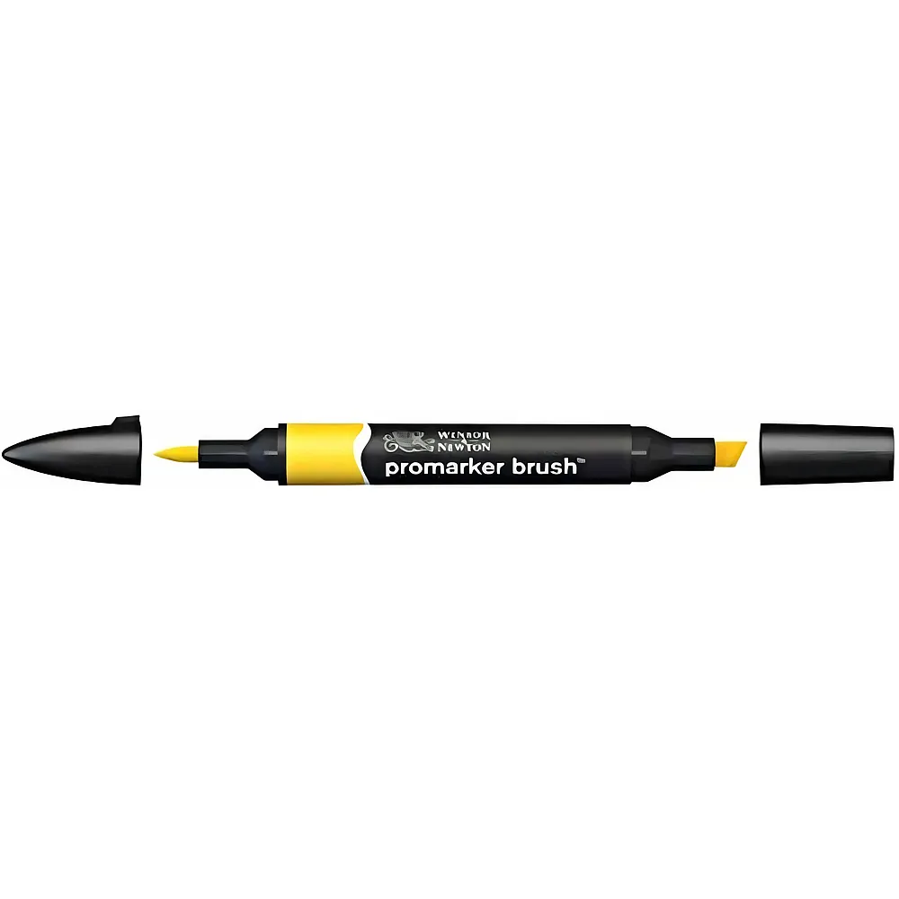 meinspielzeug - Winsor & Newton Promarker Brush mit 2 Spitzen Sonnenblume | Farbe & Kreide