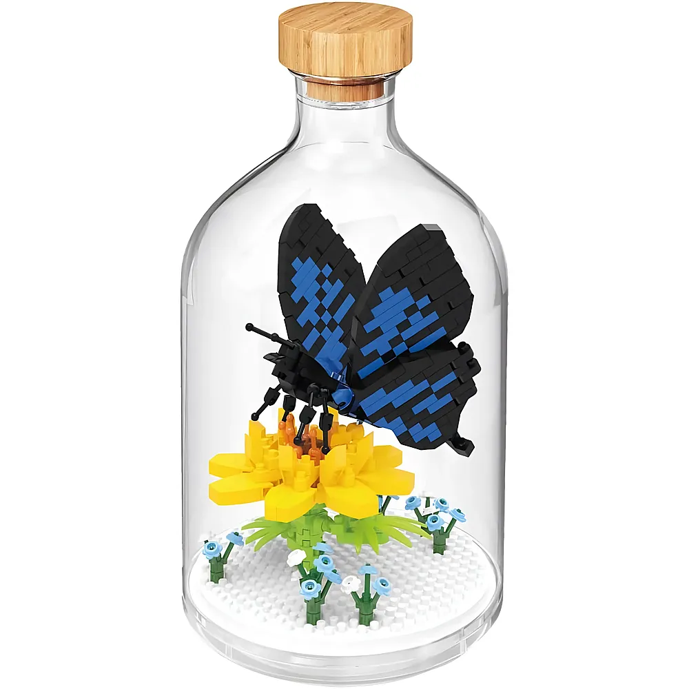WiseHawk Bausatz mit Miniaturbl�cken zum BAU von Insekten und kleinen Tieren. Inklusive Methacrylat-Flasche zum Schutz der Konstruktion. Schmetterling - Suche