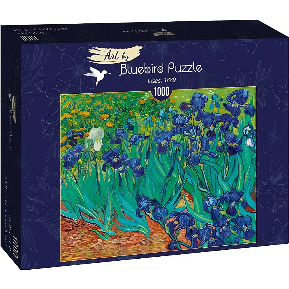 Bluebird Puzzle Vincent Van Gogh Irises, 1889 - 1000 Teile