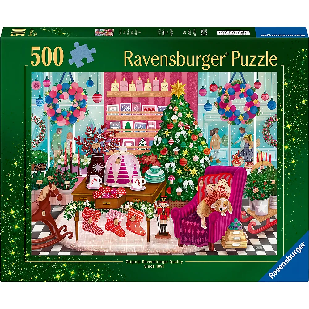 Ravensburger Puzzle Die Weihnachtsboutique - 500 Teile