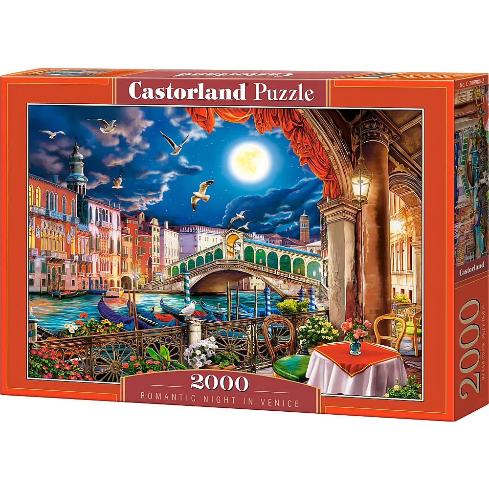 Castorland Puzzle Romantische Nacht in Venedig - 2000 Teile