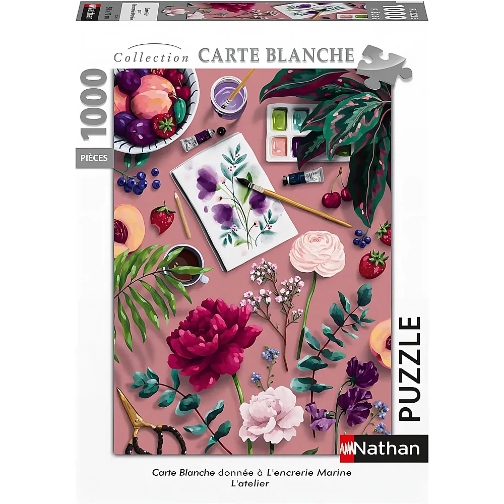 Nathan Puzzle Die Blumen-Werkstatt - 1000 Teile