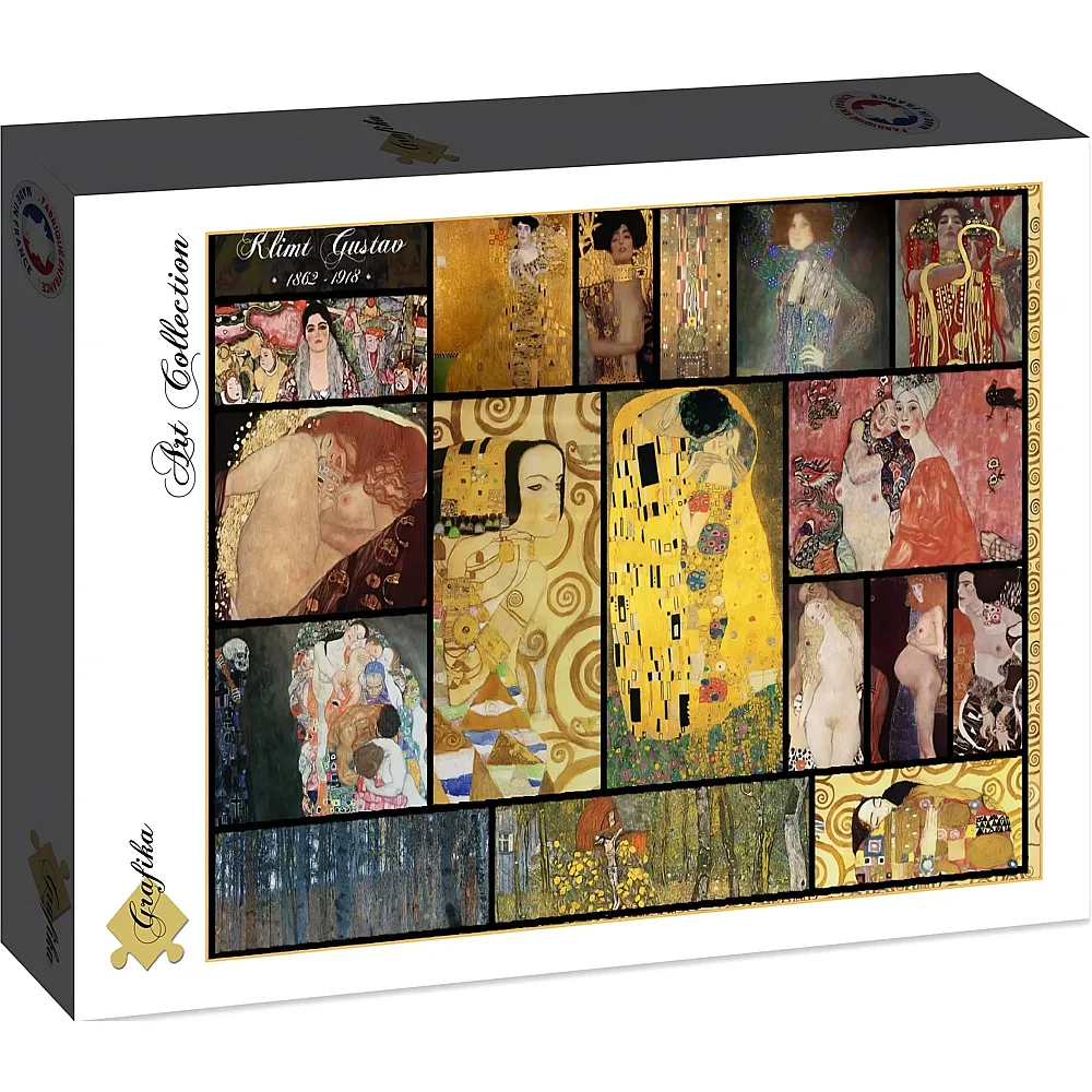 Grafika Puzzle Art Collection Gustav Klimt - Collage - 2000 Teile