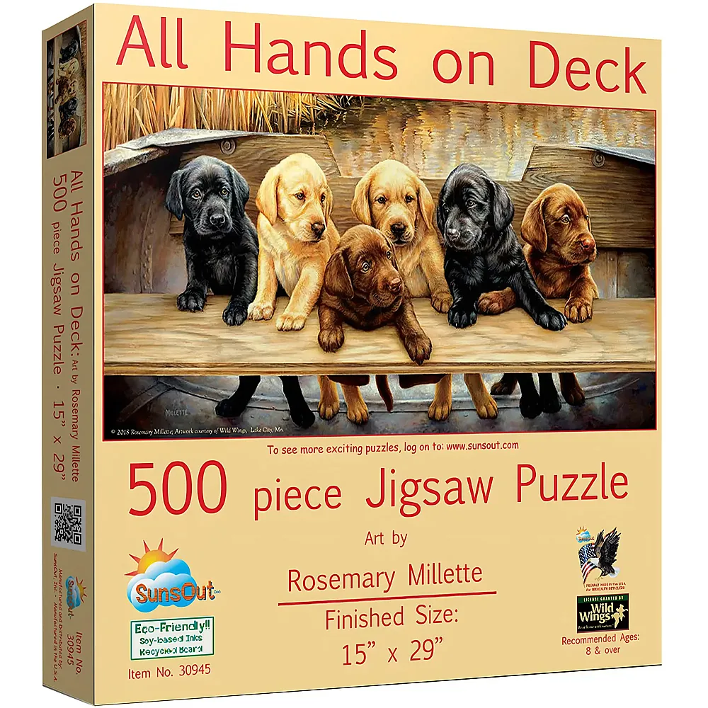 SunsOut Puzzle All Hands on Deck - 500 Teile