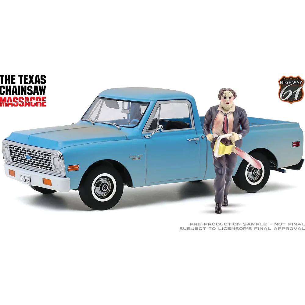 Greenlight 1971 Chevrolet C-10 Highway 61 w/Leatherface Figur