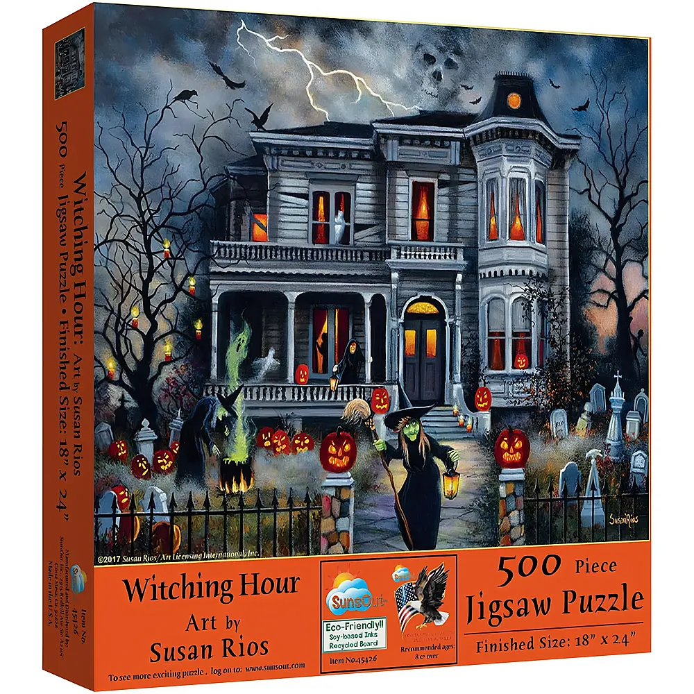 SunsOut Puzzle Susan Rios Witching Hour - 500 Teile
