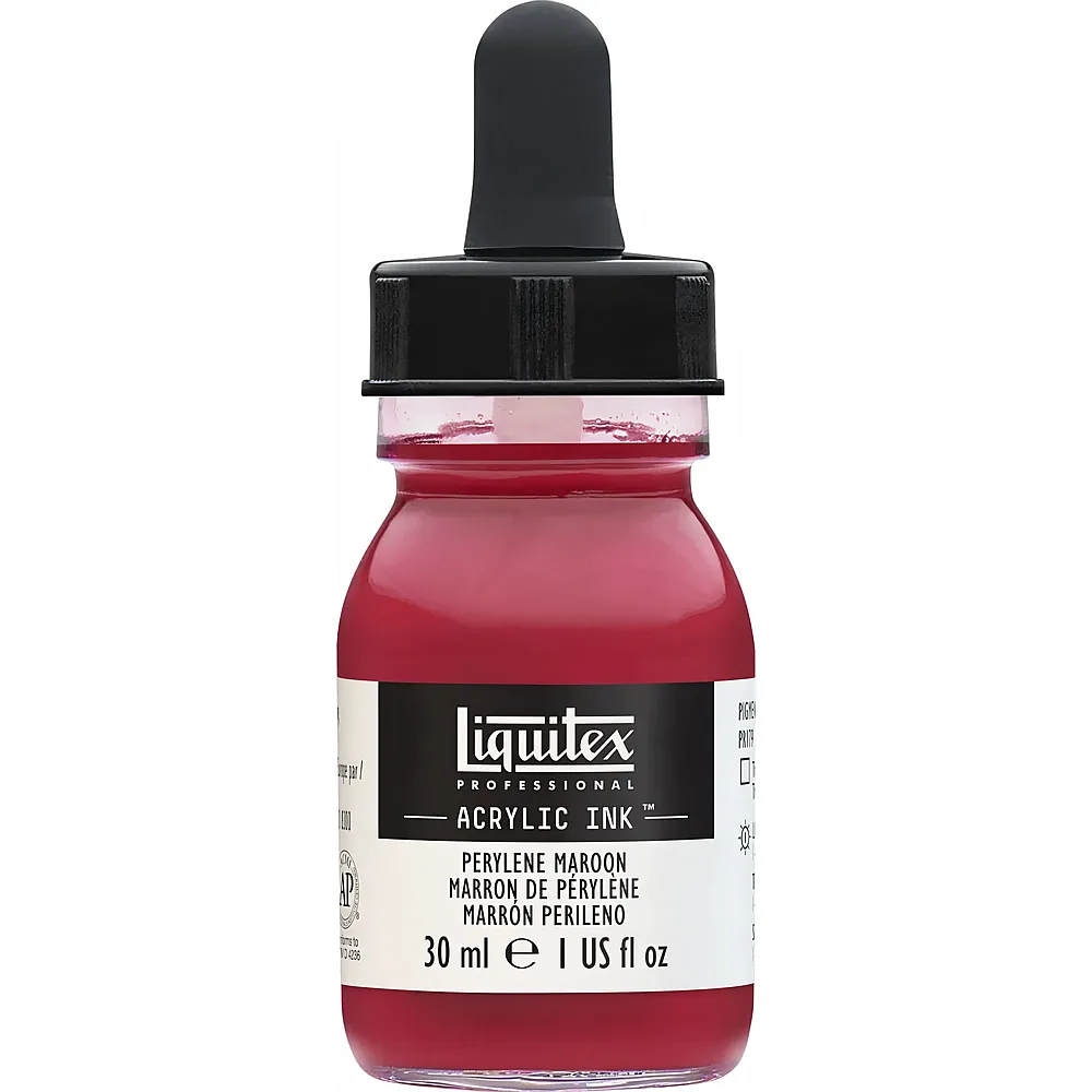 Liquitex Lqx Prof. Acrylic Ink 30ml Flasche Perylen Maroon - Suche