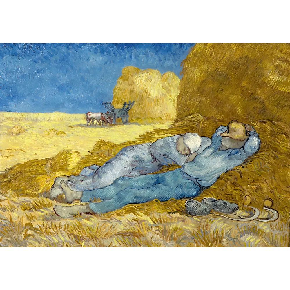 Bluebird Puzzle Vincent Van Gogh The siesta after Millet, 1890 - 1000 Teile - Puzzle 1000 Teile