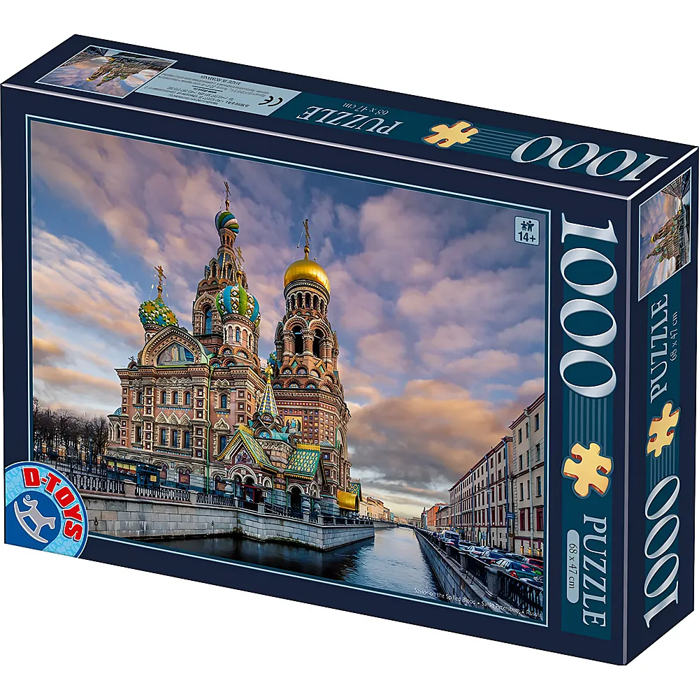 DToys Puzzle Church of the Savior on Blood - Sankt Petersburg - 1000 Teile