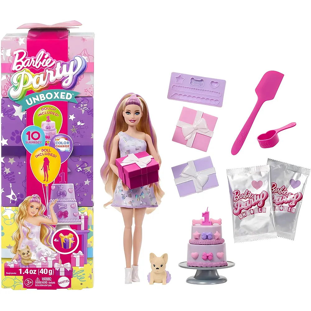 Barbie Unboxed Haustier Geburtstagsparty