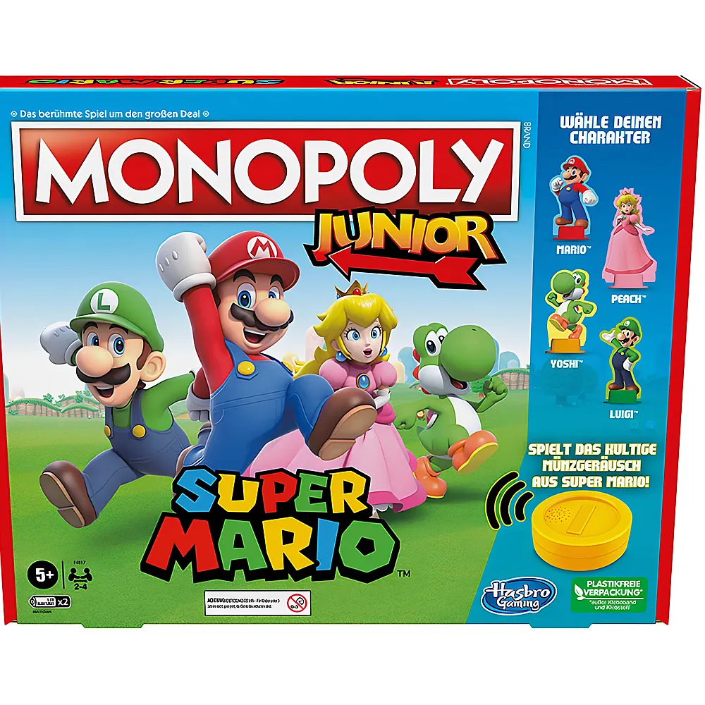 Hasbro Gaming Monopoly Junior Super Mario Edition DE