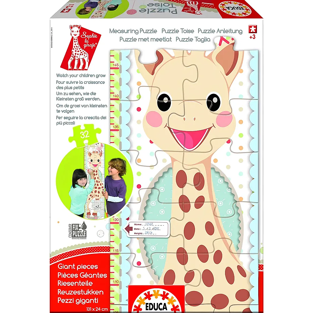 Educa Puzzle Sophie the Giraffe - 32 Teile - Puzzle 10-104 Teile