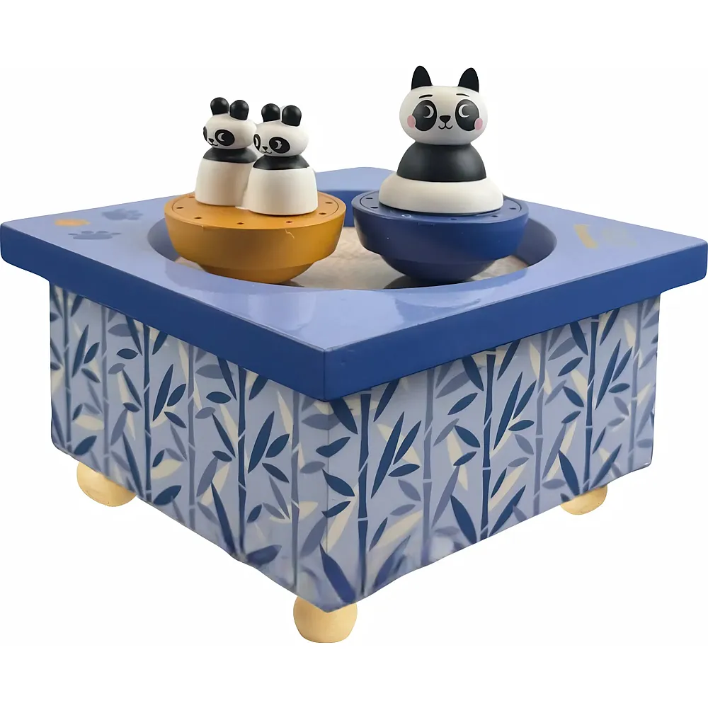 Trousselier Spieluhr mit tanzenden Pandas, magnetisch