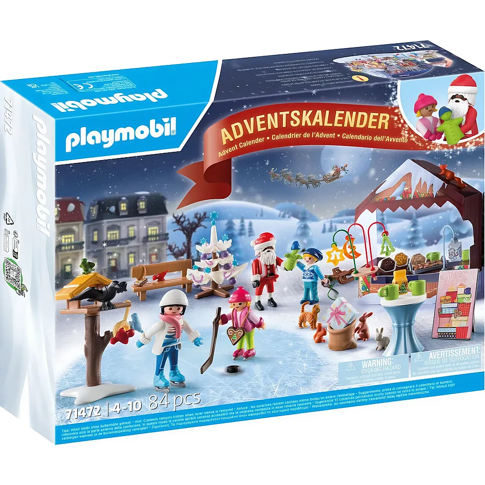 PLAYMOBIL Adventskalender Ausflug auf den Weihnachtsmarkt 71472