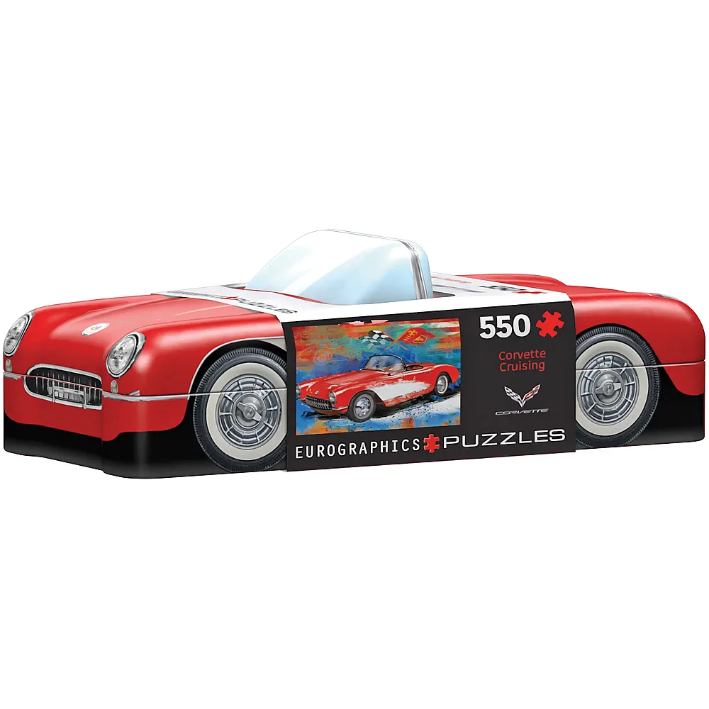 Eurographics Puzzle Corvette Cruising Tin - 550 Teile