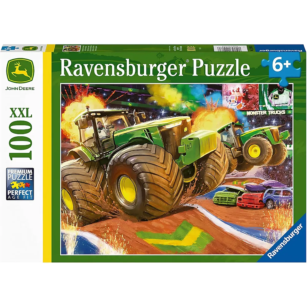 Ravensburger Puzzle 150 Teile XXL Teile - Big Wheels - John Deere