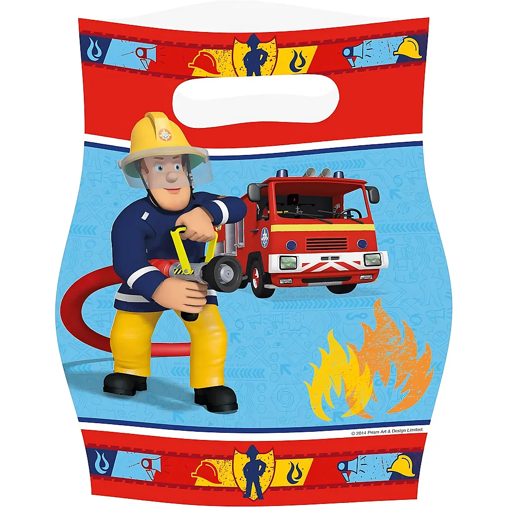 meinspielzeug - Amscan Feuerwehrmann Sam Partyt�ten - 8 Teile | Partydeko