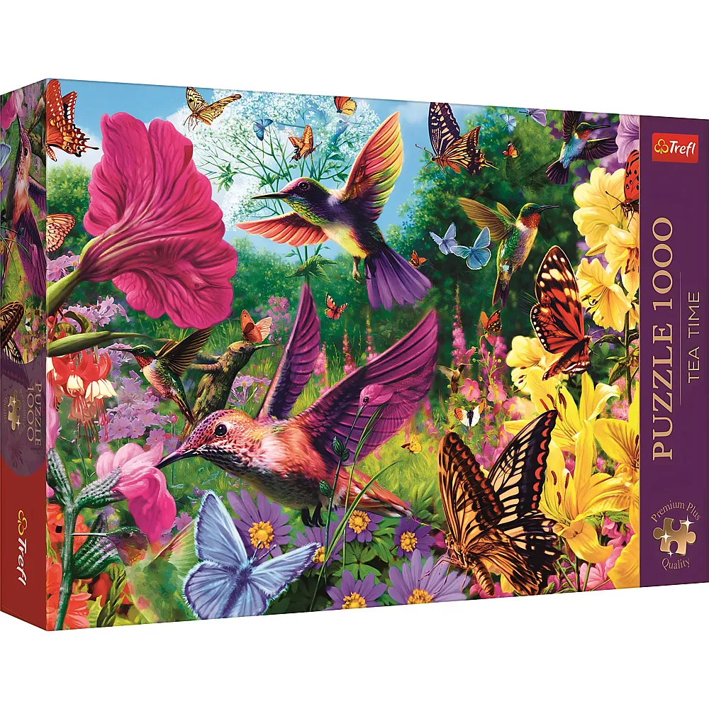 Trefl Puzzle Tea Time Kolibri-Garten 1000Teile
