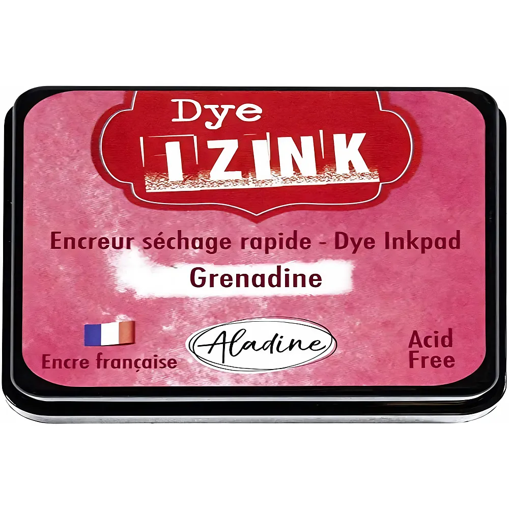 Aladine Izink Grosses Stempelkissen Dye Rot - Stempelsets