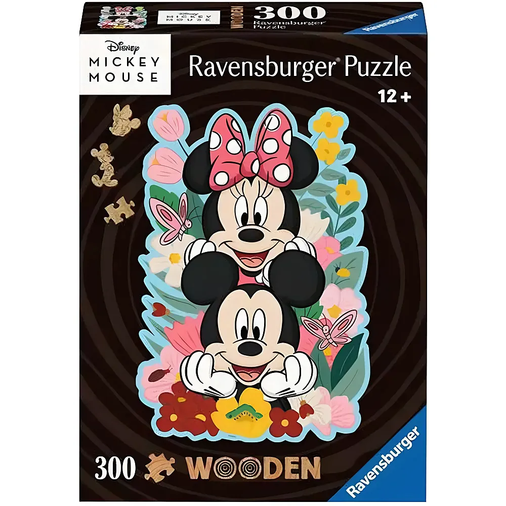Ravensburger Puzzle Mickey Mouse Wooden Mickey & Minnie 300Teile