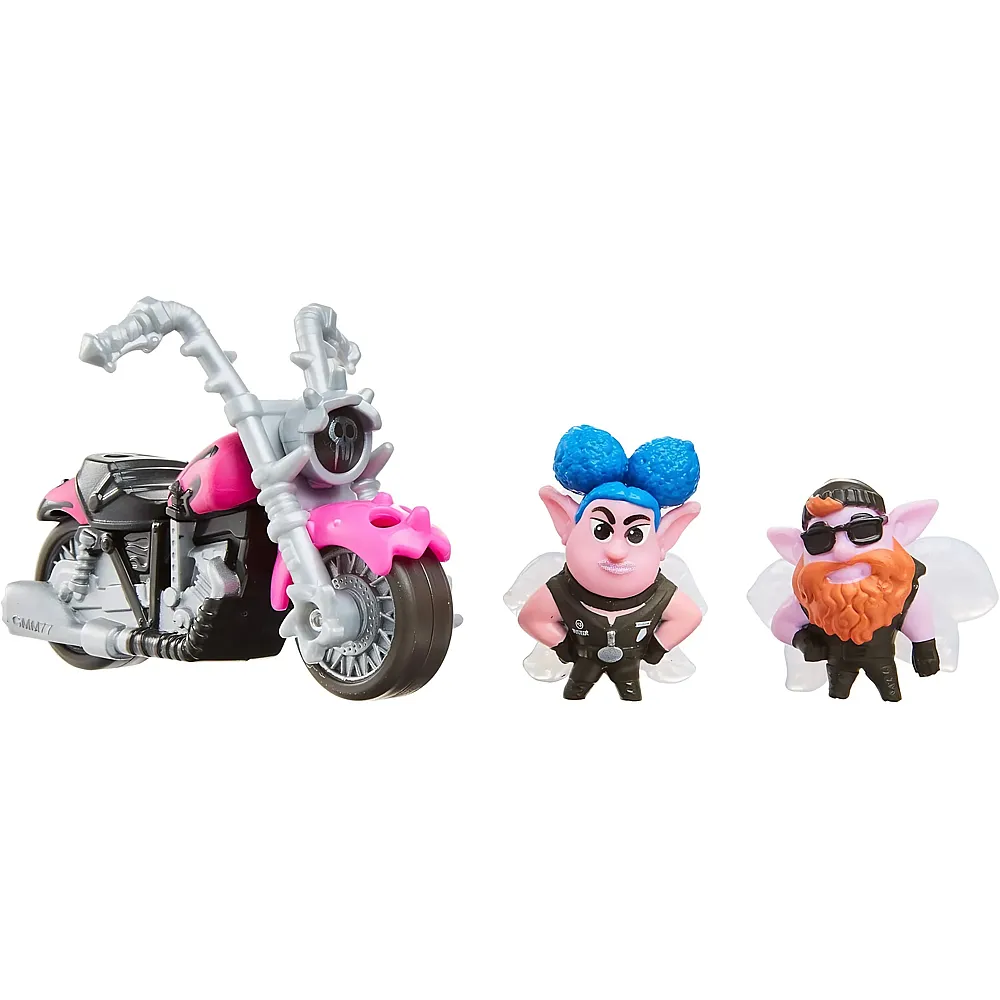 Mattel Onward Elfen und Motorrad Set