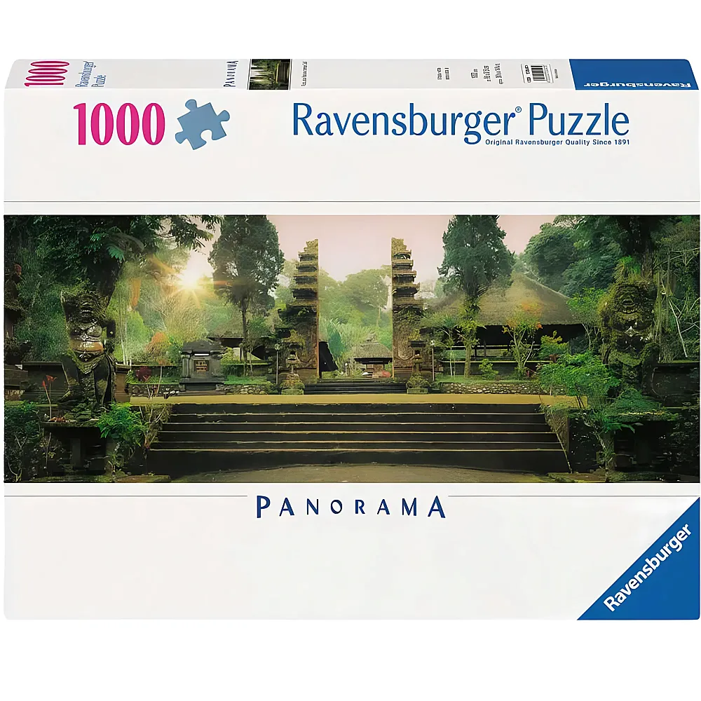 Ravensburger Puzzle Panorama Jungle Tempel Pura Luhur Batukaru, Bali 1000Teile