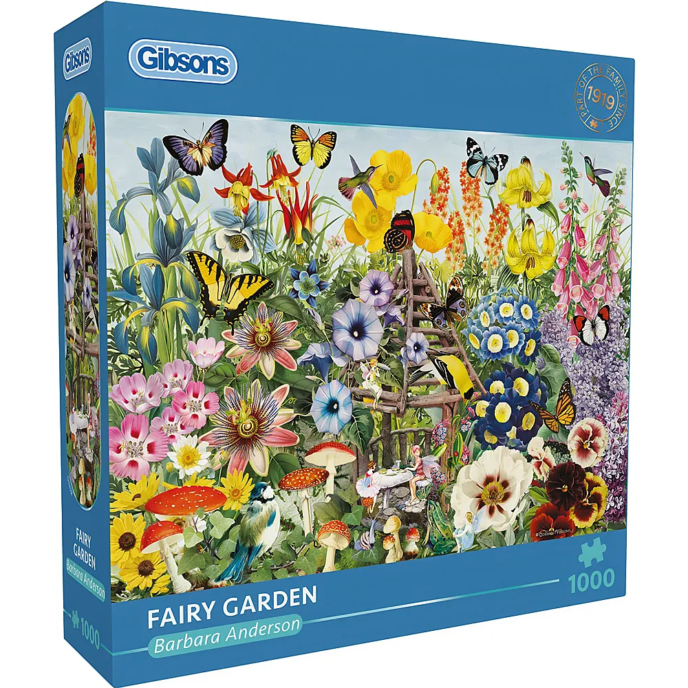 Gibsons Puzzle Barbara Anderson Feengarten - 1000 Teile