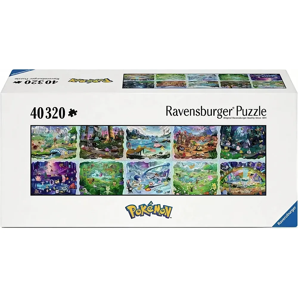 Ravensburger Puzzle Pok�mon Celebration Journey - 40000 Teile