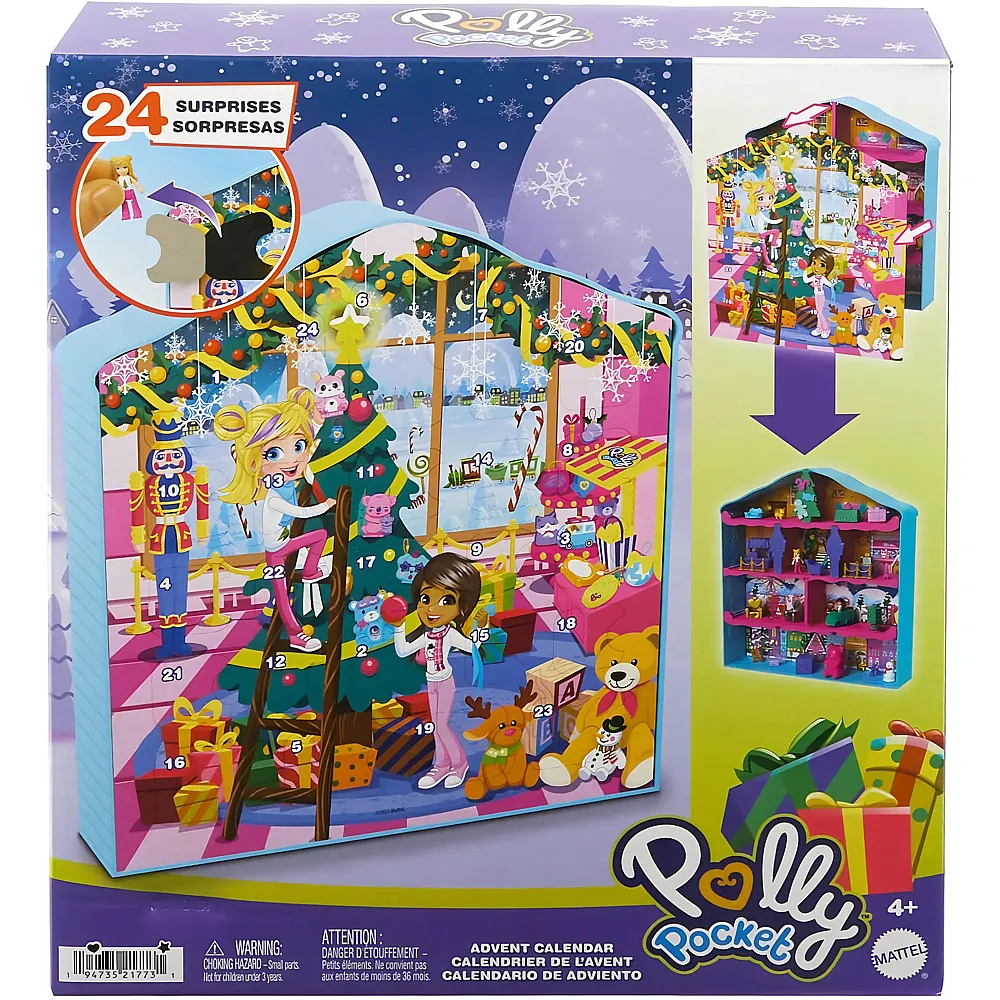 Polly Pocket Adventskalender Lebkuchenhaus