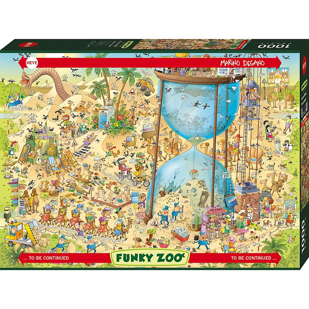Heye Puzzle Funky Zoo Desert Habitat 1000Teile