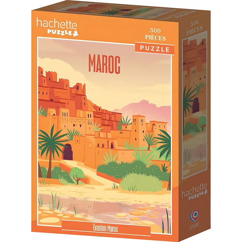 Hachette Puzzle �vasion Maroc 500Teile