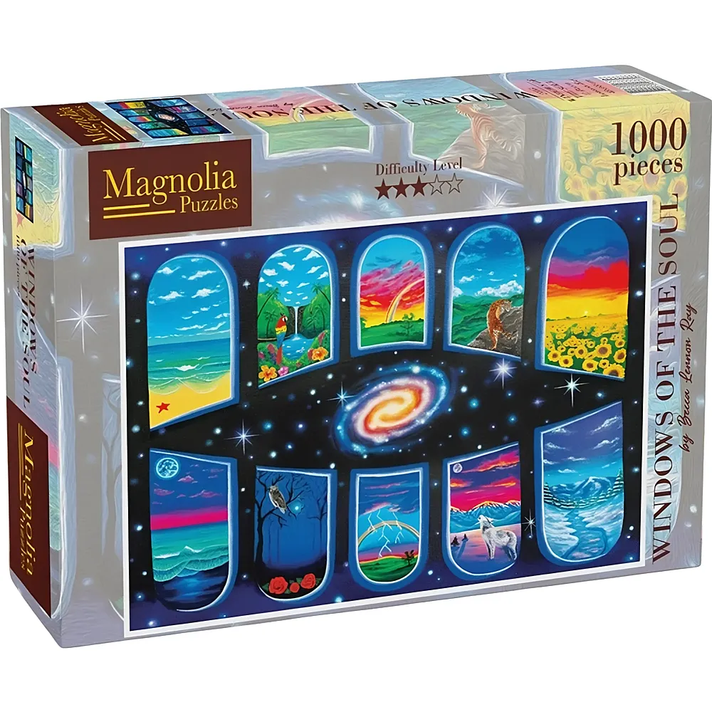 Magnolia Puzzle Becca Lennon Ray Windows of the Soul 1000Teile