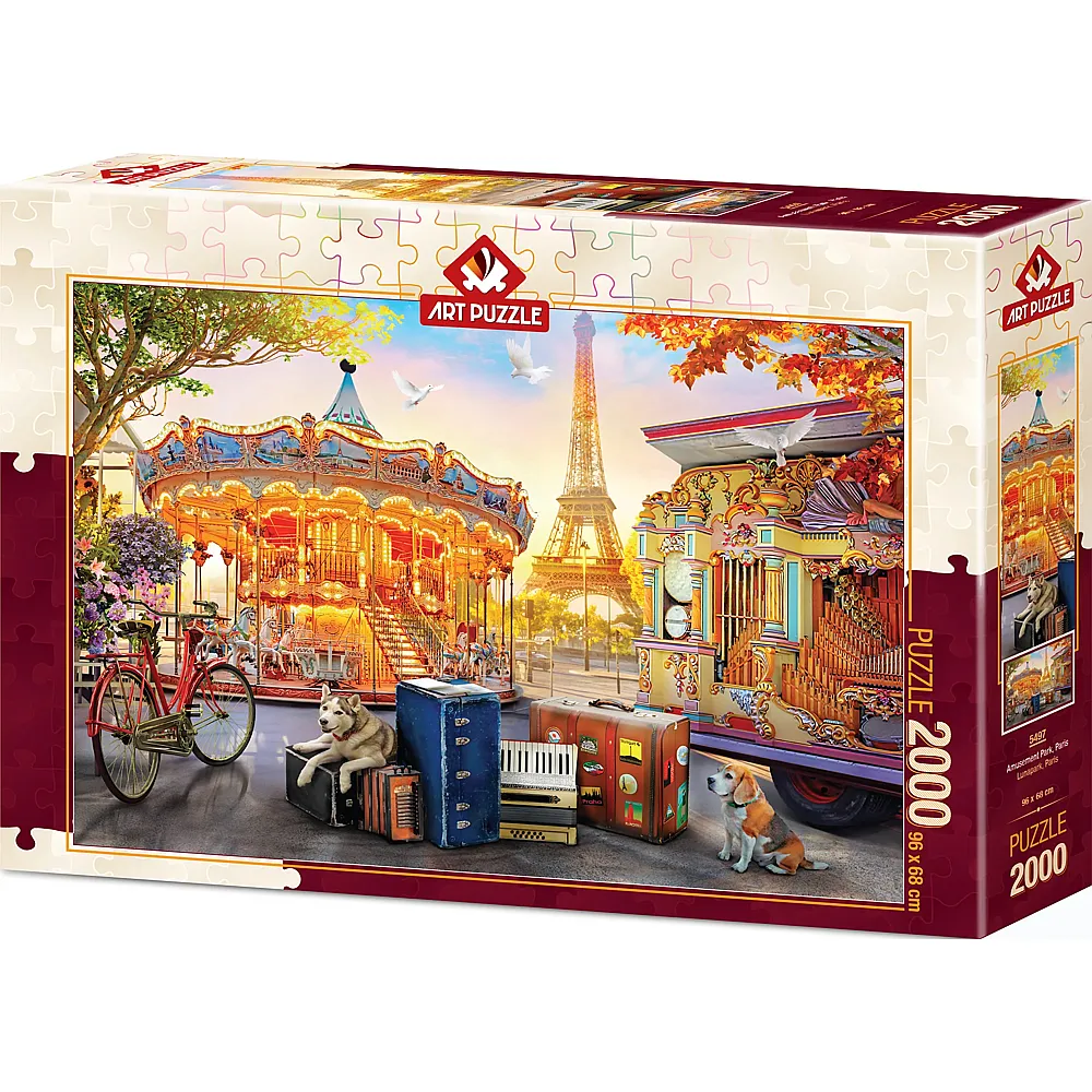 Art Puzzle Vergn�gungspark in Paris - 2000 Teile