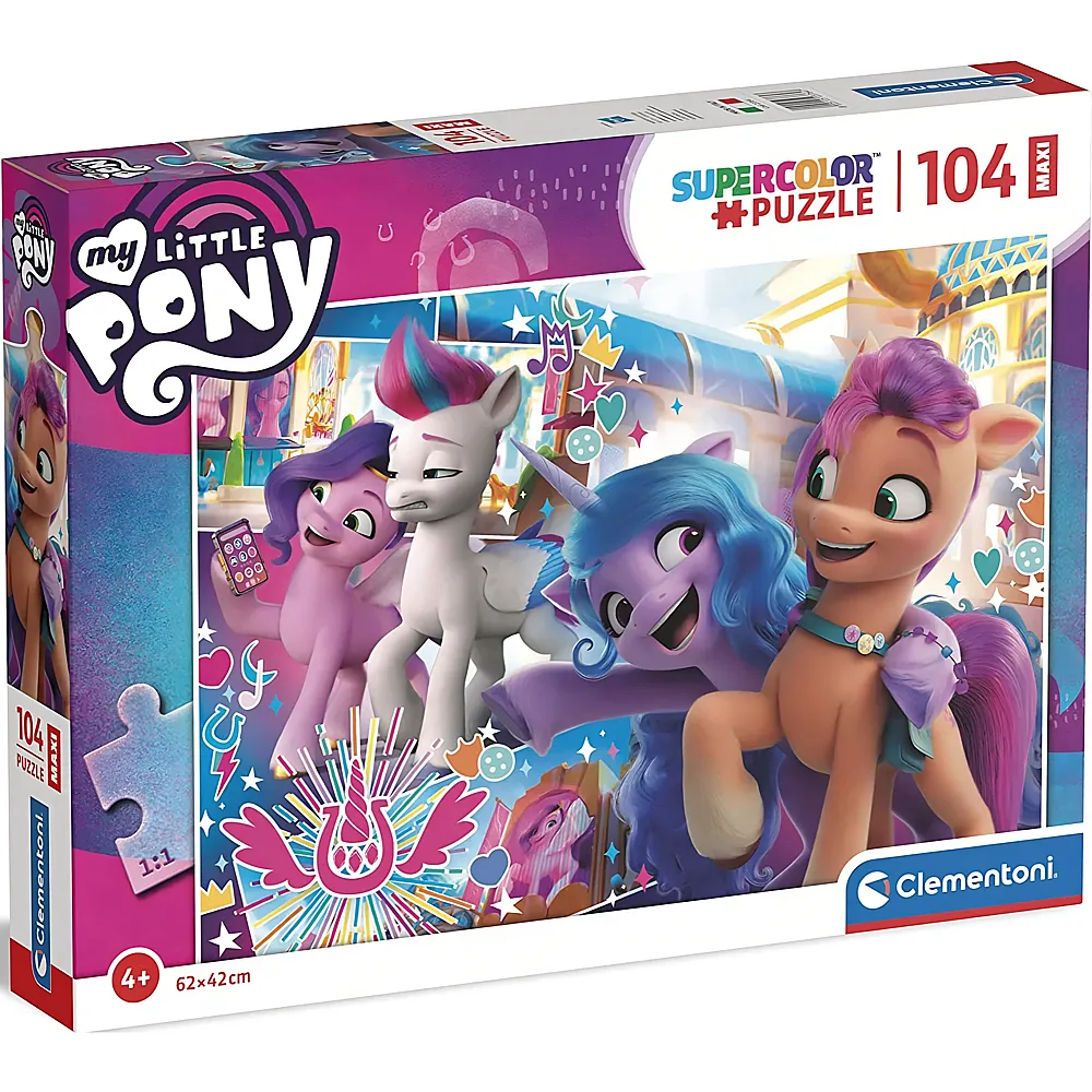 Clementoni Puzzle Supercolor My Little Pony - 104 Teile