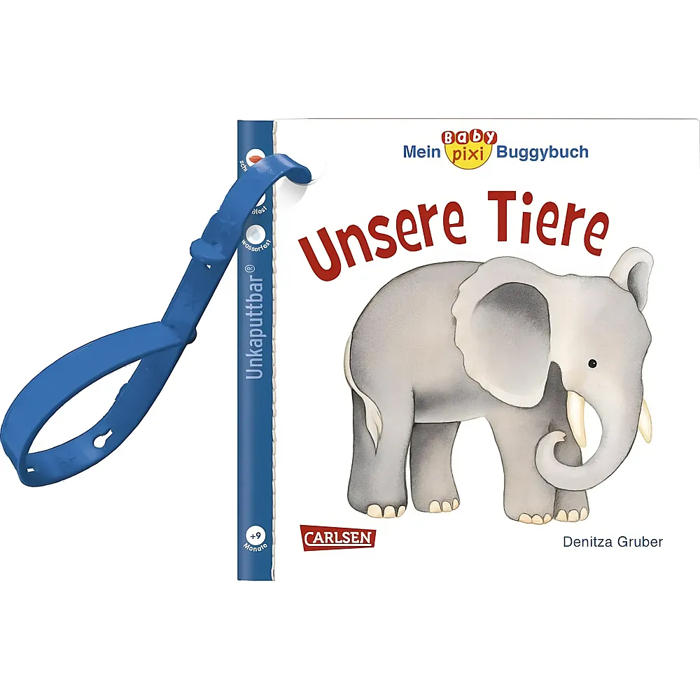 Carlsen Baby Pixi Mein Baby-Pixi-Buggybuch: Unsere Tiere