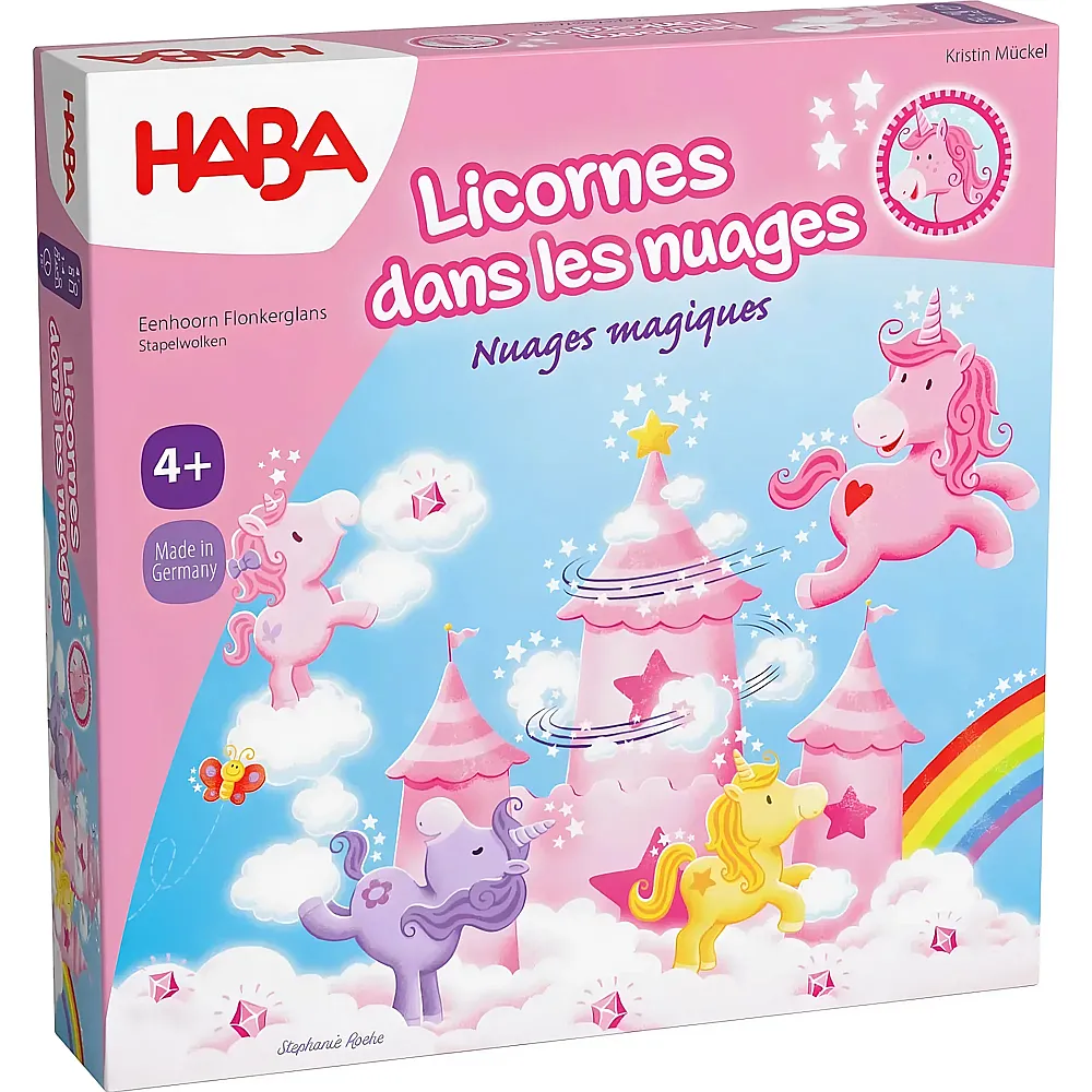 HABA Spiele Licornes dans les nuages - Nuages magiques - Franais