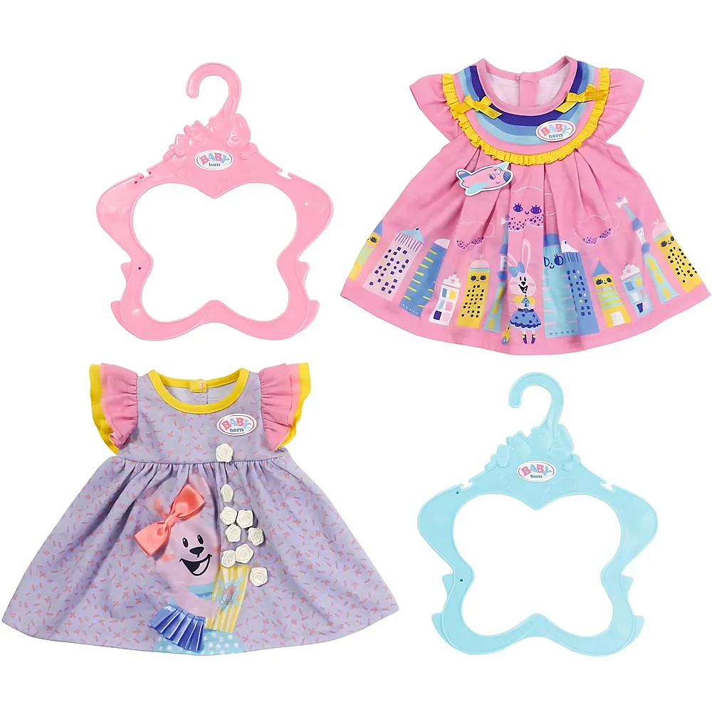 Zapf Creation Baby Born Kleider Kollektion - 43 cm - Puppenkleider