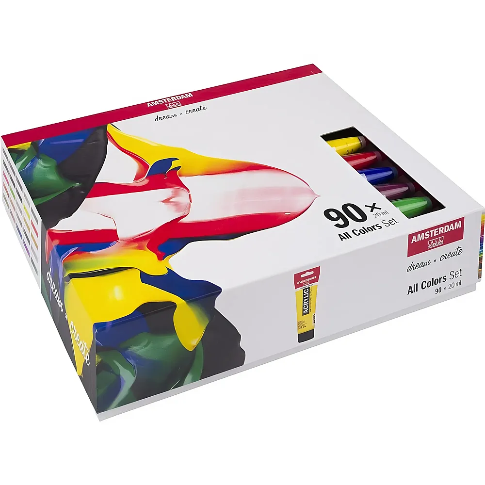 Amsterdam Acrylfarbe Standard - 90 Teile