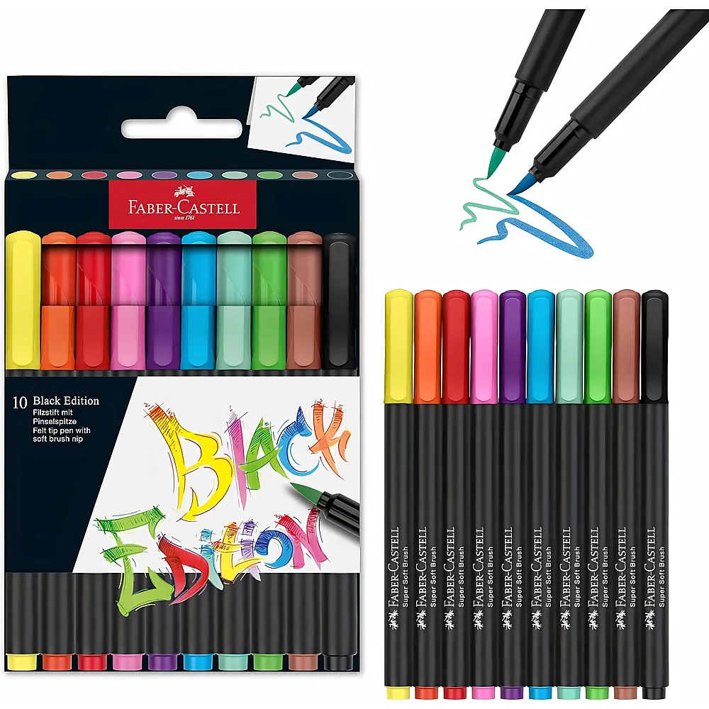 Faber-Castell Filzstifte Black Edition