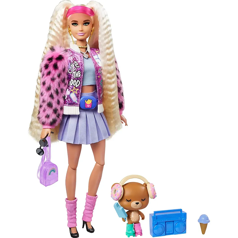 Barbie Extra Puppe mit blonden Z�pfen