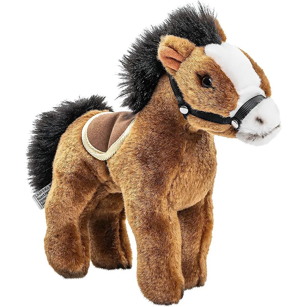 Unitoys Pony mit Sattel Braun - 23 cm